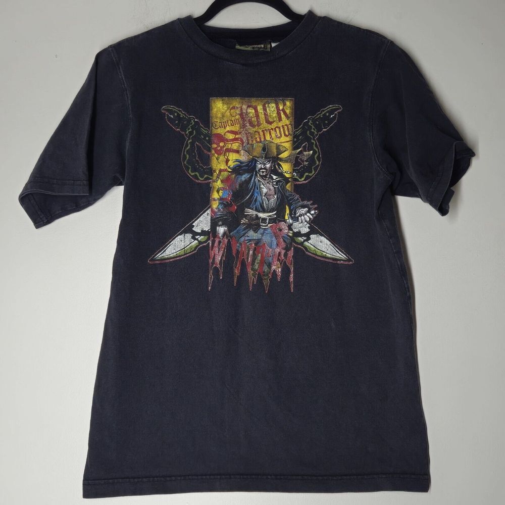 Pirates Of The Caribbean Dead Mans Chest Promo Shirt Size Large 14-16 Youth